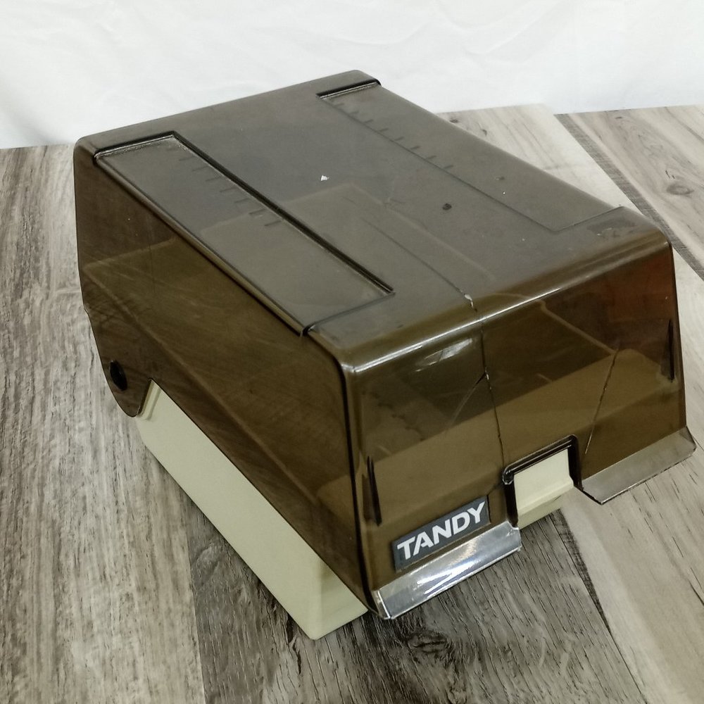 TANDY Computer Floppy Disk 5.25'' Storage File Container Tandy 1000 Vintage